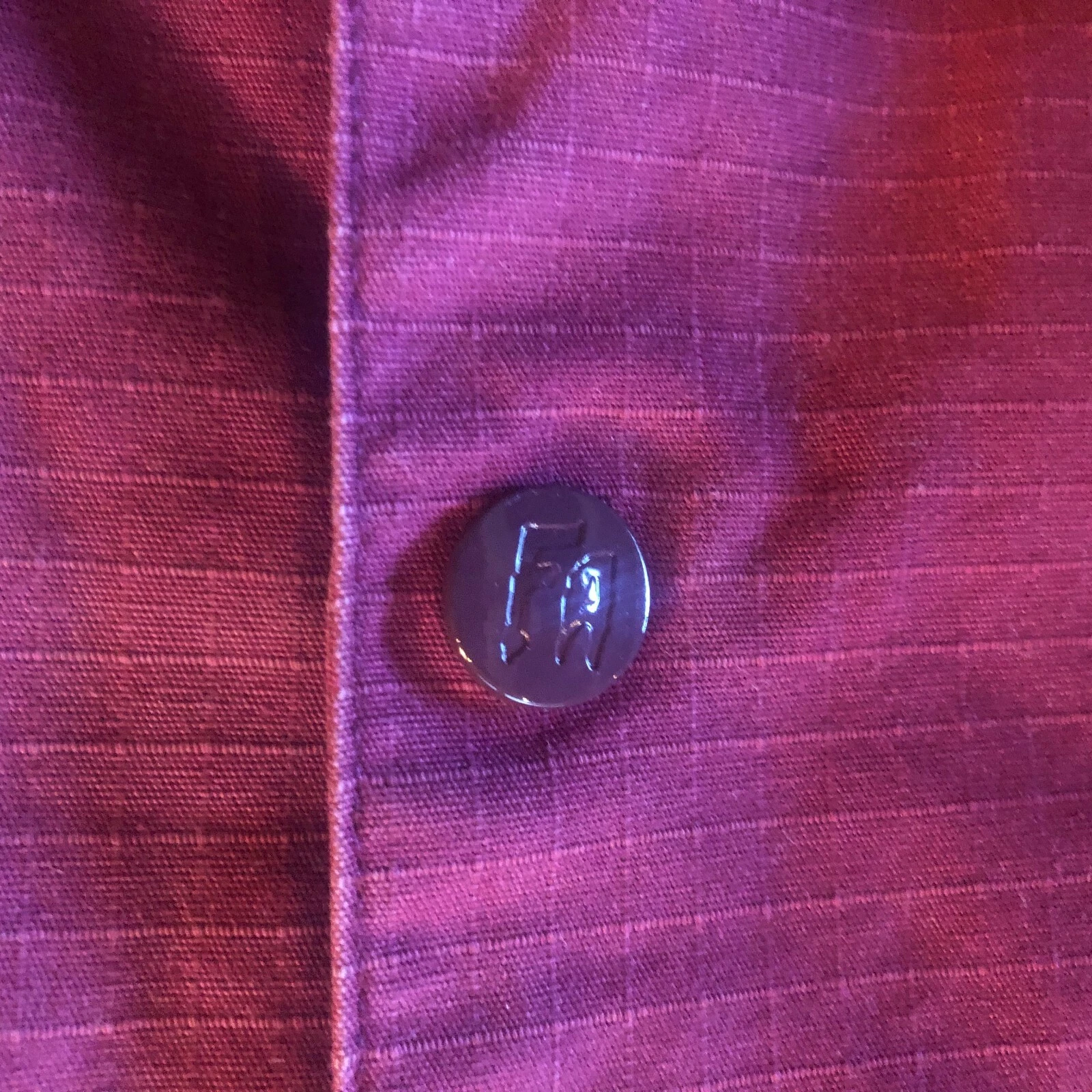 Vintage FA F*cking Awesome SH*T Cotton Ripstop Coach Jacket Size L Maroon 2015 - product detail image 8