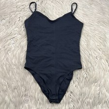 Everlane Women's S Black Cami Strap Bodysuit Supima Cotton