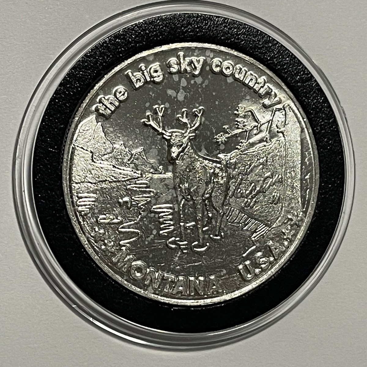 Big Sky Country Montana Vintage Rare Coin 1 Troy Oz .999 Fine