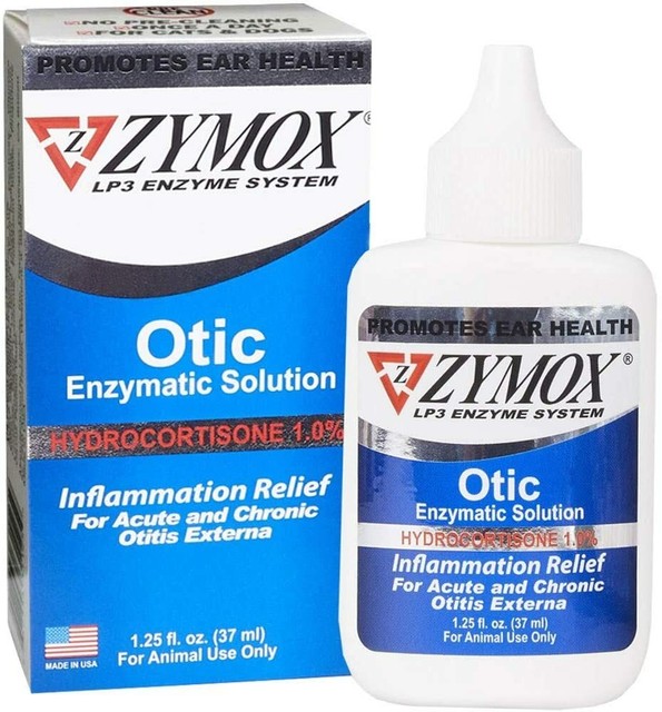 ZYMOX Otic Pet Ear Treatment with Hydrocortisone - 1.25oz for sale