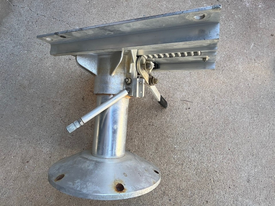 Boat Seat Mount Bracket Slide Bench Yacht Seat Base Slide Plate With