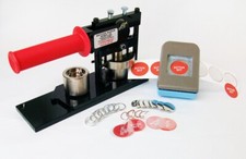 7/8" Button Making Kit - Button Machine, Button Boy Punch  1000 pinback parts