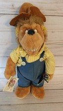 MATTEL Berenstain Bears Vintage 1984 Plush PAPA Father BEAR 15" Tall w Tags