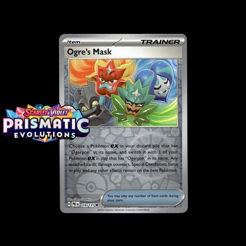 Pokemon Prismatic Evolutions: Choose Your Card! Reverse Holo/Holo EX Full Art NM - Picture 139 of 173