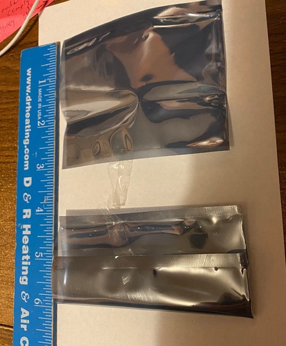 50 Pcs ESD Anti Static Shield Bags SoDimm Ram wifi WAN etc 4 x 3" 4 mil Open Top - Picture 3 of 3