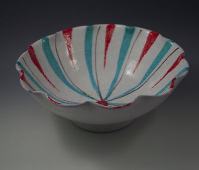 MID CENTURY ITALY ALVINO BAGNI RAYMOR MODERNIST SALAD BOWL