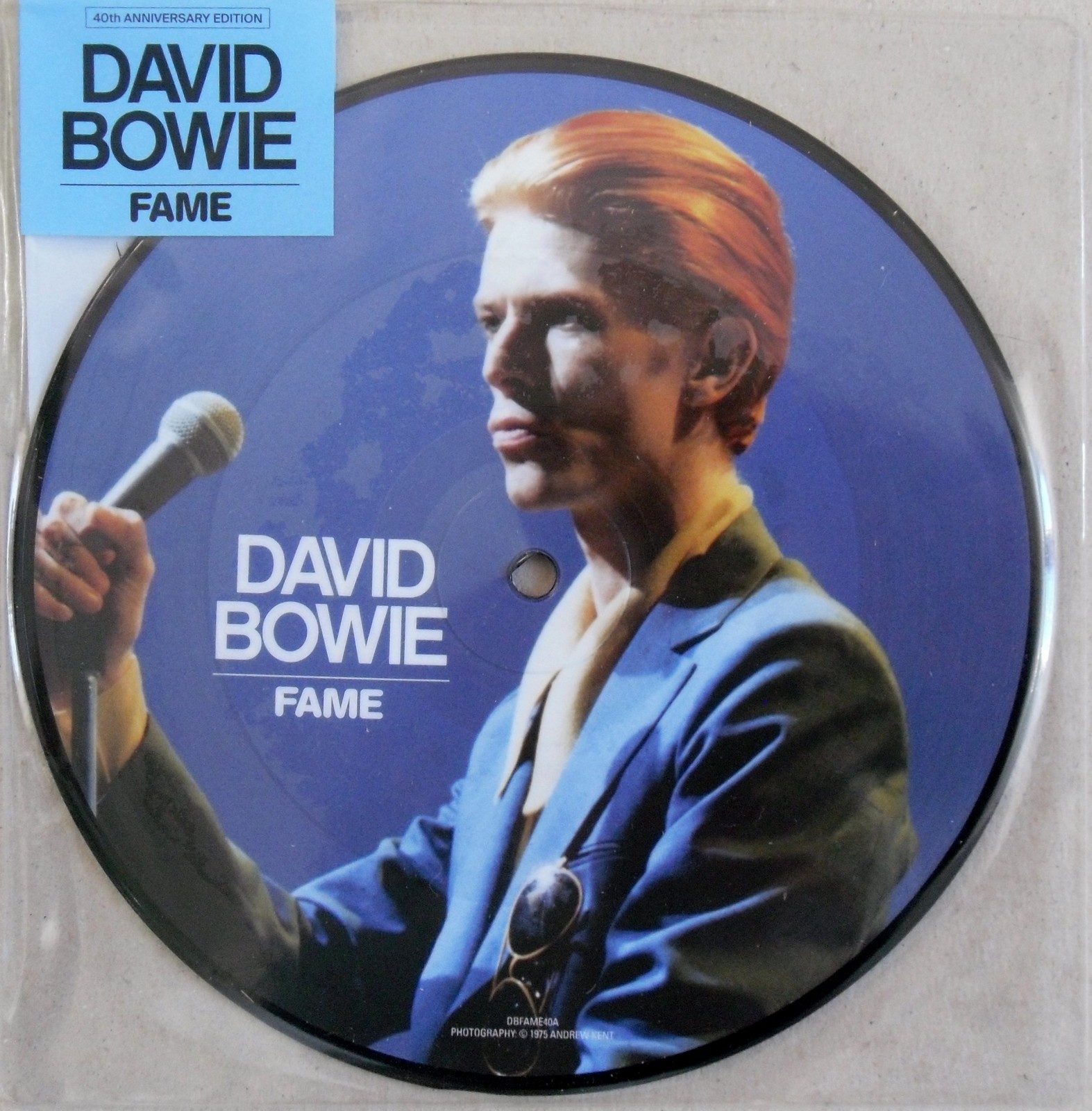 DAVID BOWIE * FAME * 40TH ANNIVERSARY LIMITED ED 7"" PICTURE DISC * BN!