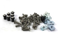 Yamaha Fazer FZ6 600 2004 2005 2006 Stainless Fairing Bolt Clips Screws Kit