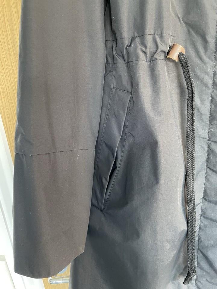 Seasalt Portchapel Mac Black Rain Coat Size 12 eBay