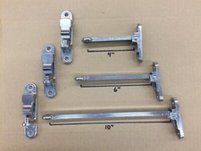 Aluminum Hook & Keeper Spring Loaded Door Hold Latch Catch Trailer RV 4" 6" 10"