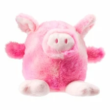Way To Celebrate Easter Small Rolypoly Pink Pig Plush - New