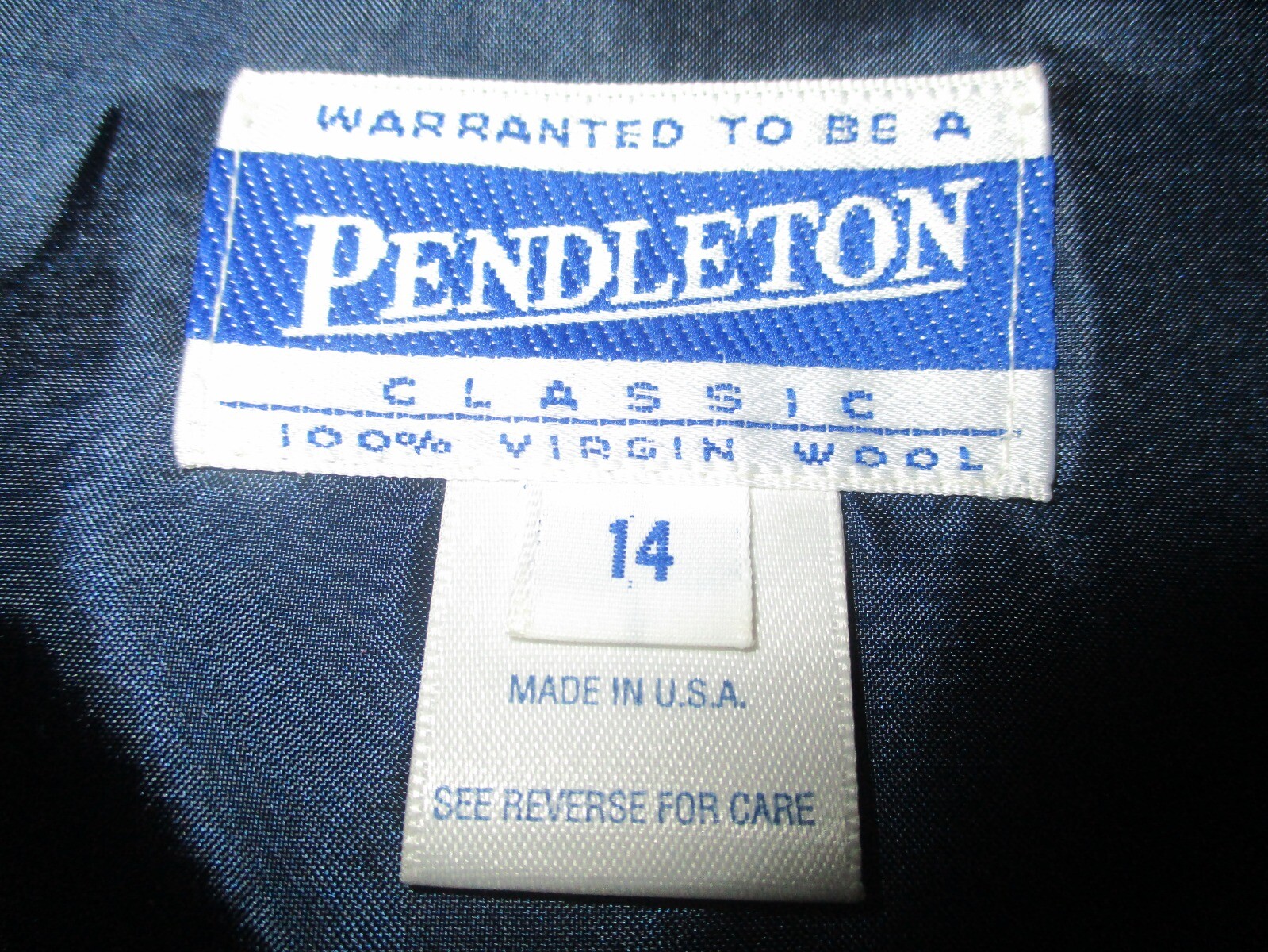 PERFECT PENDLETON Virgin Wool RED GREEN Plaid VES… - image 4