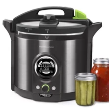FREE SHIPPING Presto  12 Quart Automated Digital Canner, Black Stainless (02144)