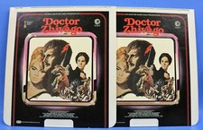 CED VIDEODISC DOCTOR ZHIVAGO Omar Sharif Julie Christie 1965 PG-13 2 Disc Set
