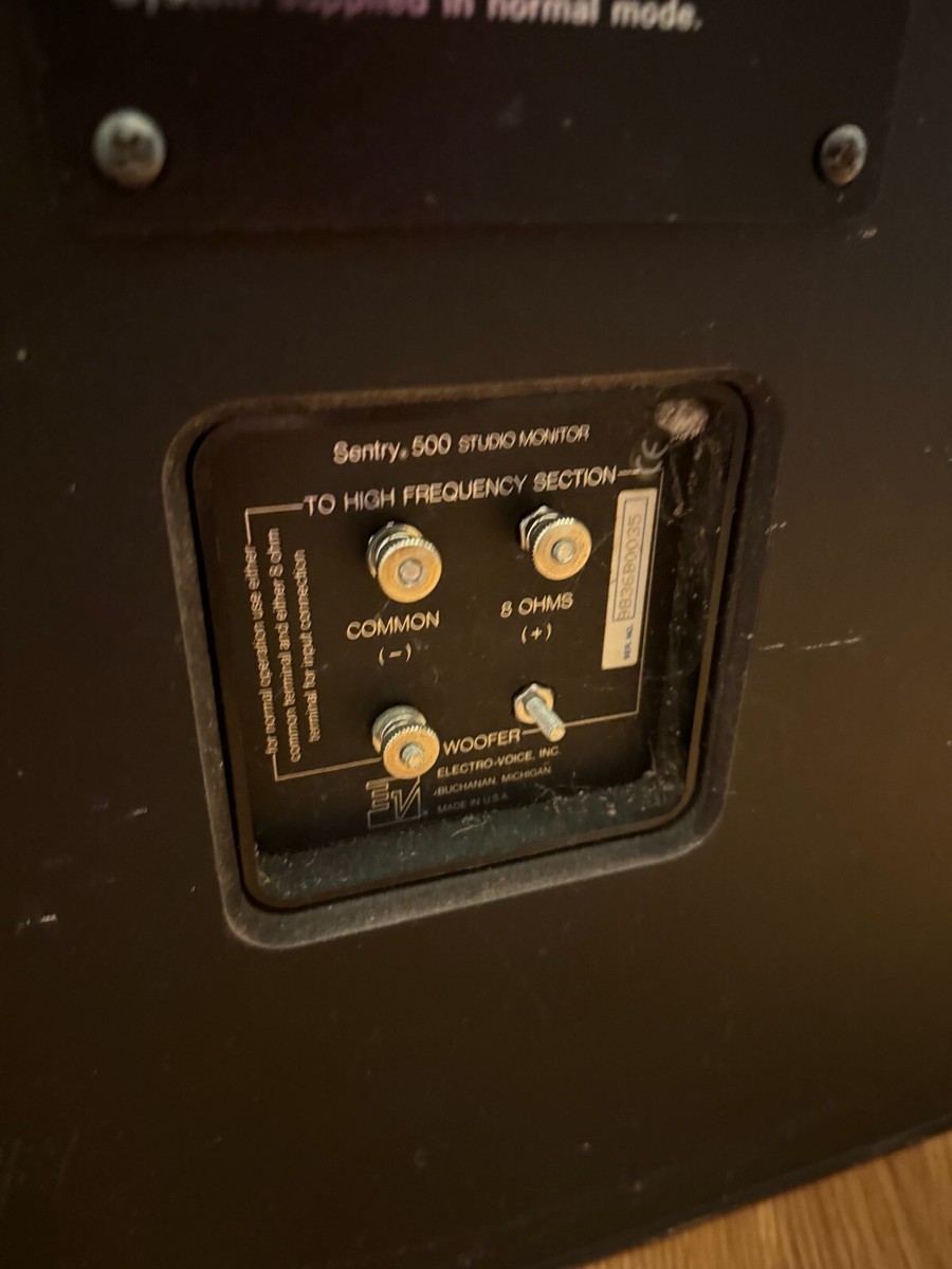 Electro-Voice Sentry 500 12” Studio Monitor - SINGLE SPEAKER | eBay