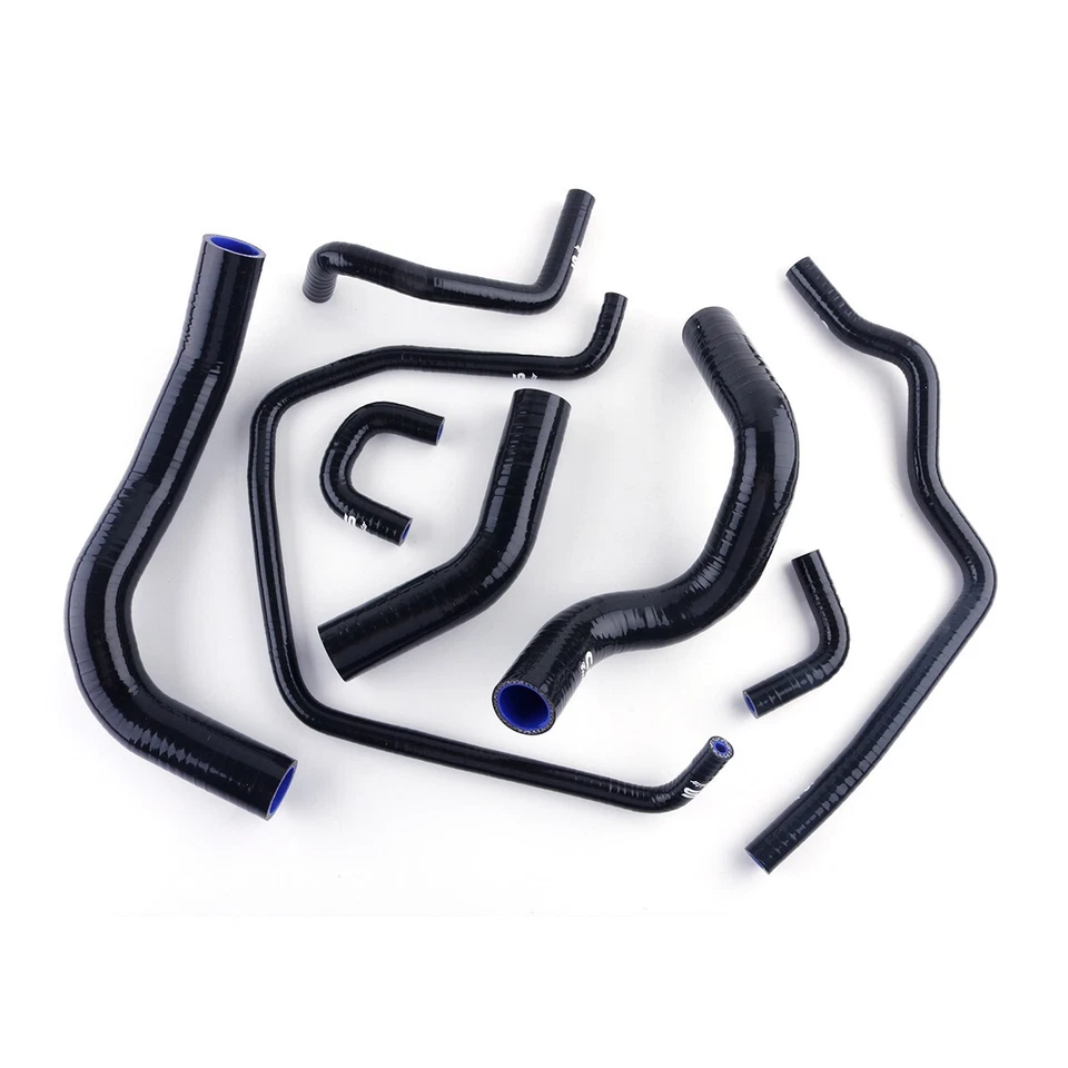 Kit de manguera de calentador de radiador de silicona negra para 04-14 Nissan Armada Titan QX56 5,6 L Foto 2 de 4