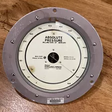 Wallace & Tiernan Model FA160 Absolute Pressure Gauge Meter 0-800 MM