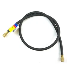 Yellow Jacket 15448 PLUS II Heavy Duty Hose, 48", 1/4" HCS Str x Str