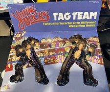 BRAND NEW YOUNG BUCKS Nick & Matt Jackson LJN Tag Team Wrestling Figures MIB