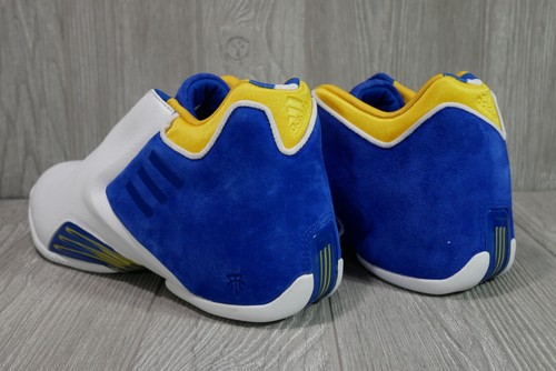 Adidas TMAC 3 Restomod Basketball Shoes White Blue GY0267 Mens size 9.5 12 13 - Picture 4 of 6