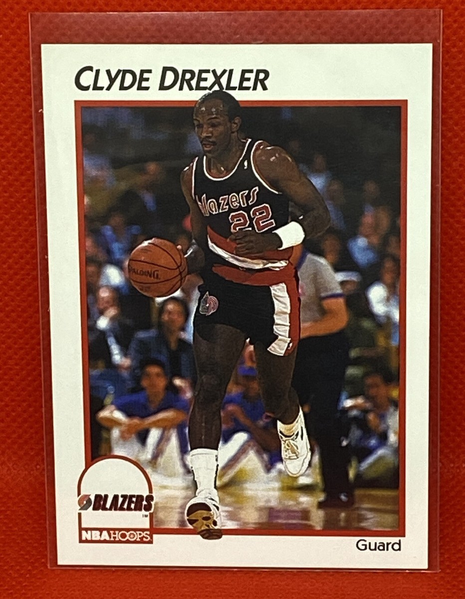 Clyde Drexler 1991-92 NBA Hoops McDonald's #34 Portland Trail