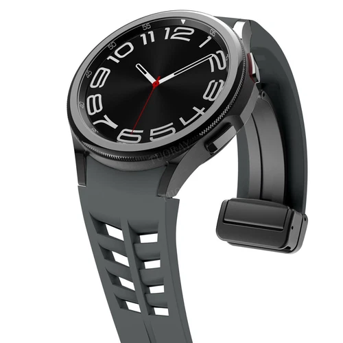 Magnetic Buckle Breathable Silicone Band for Samsung Galaxy Watch 7 6 5 4 Bands - Picture 111 of 115
