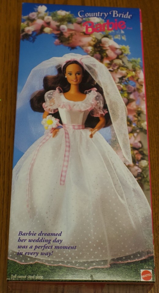 Barbie Country Bride 1994 - NRFB - Poupée Mattel Malaisie - Vintage