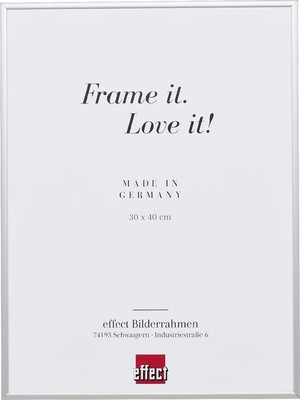 Effect Bilderrahmen Quadro Spiegel silber 60 x 80 cm 0105-6080-01