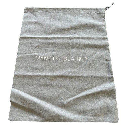 Manolo Blahnik Gray Dust Bag. Measures 13” x 10”.
