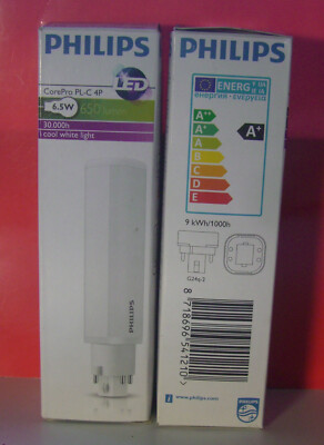 PHILIPS LED CorePro PL-C 4P 6,5 W G24q-2 in OVP 2 Stück
