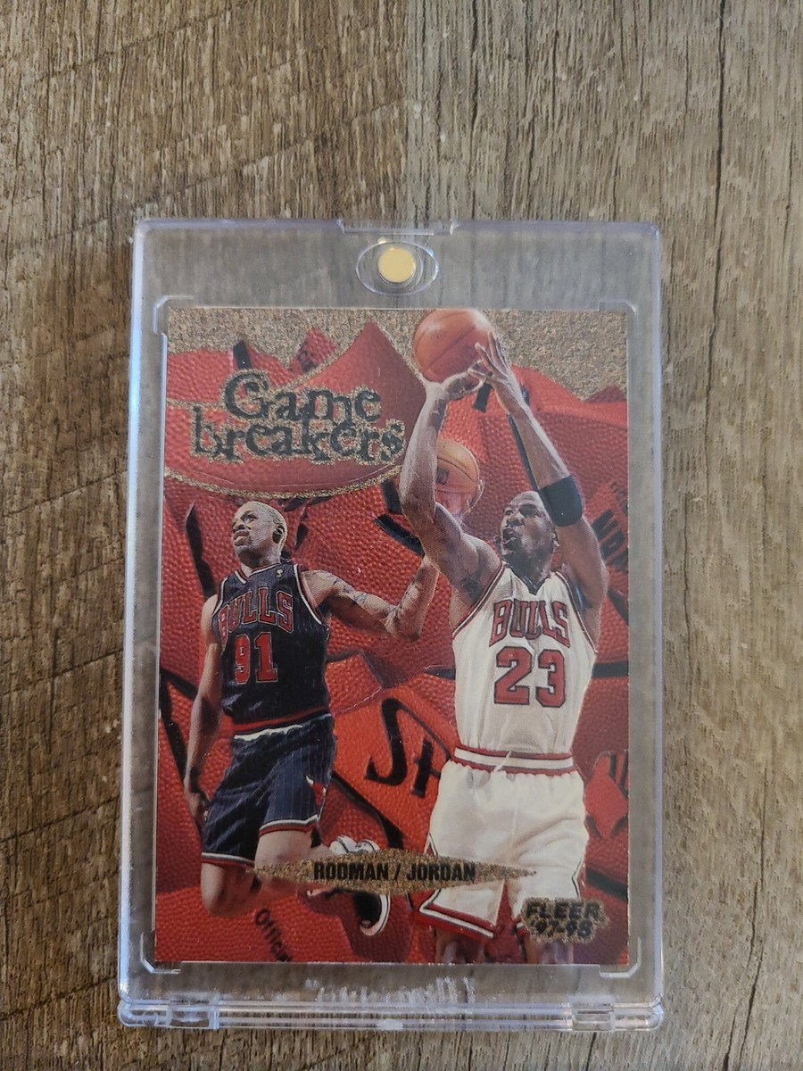 NBA カード ジョーダン、ロドマン Fleer Game Breakers