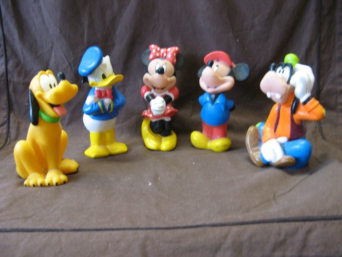 Lot 5 figurines Disney Pouet Minnie, Mickey, Donald, Pluto et Dingo Eurodisney - Picture 5 of 19