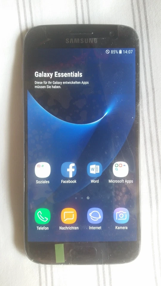 Samsung Galaxy S7 G930F Smartphone 32 GB Black Onyx Handy Mobil Telefon Restaur. - Bild 3 von 4