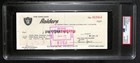 AL Davis Signed/Autographed 1977 Oakland Raiders Check PSA/DNA