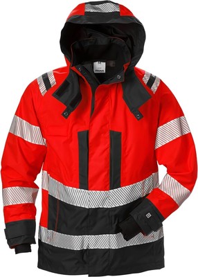 Fristads High Vis Airtech  Außenjacke Damen Kl. 3 4518 GTT Warnschutz-Rot/Schwar