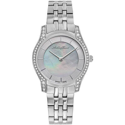 Mathey Tissot Women's Watch Tacy Mother of Pearl Dial Silver Bracelet D949AQI