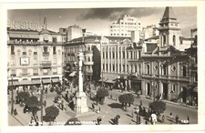 Bird's Eye View of Bustling Patriarch's Square, Sao Paulo, Brazil Postcard