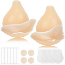 Sticky Bra Push Up 2 Pairs Strapless Backless Adhesive Bra Invisible Lift bra...