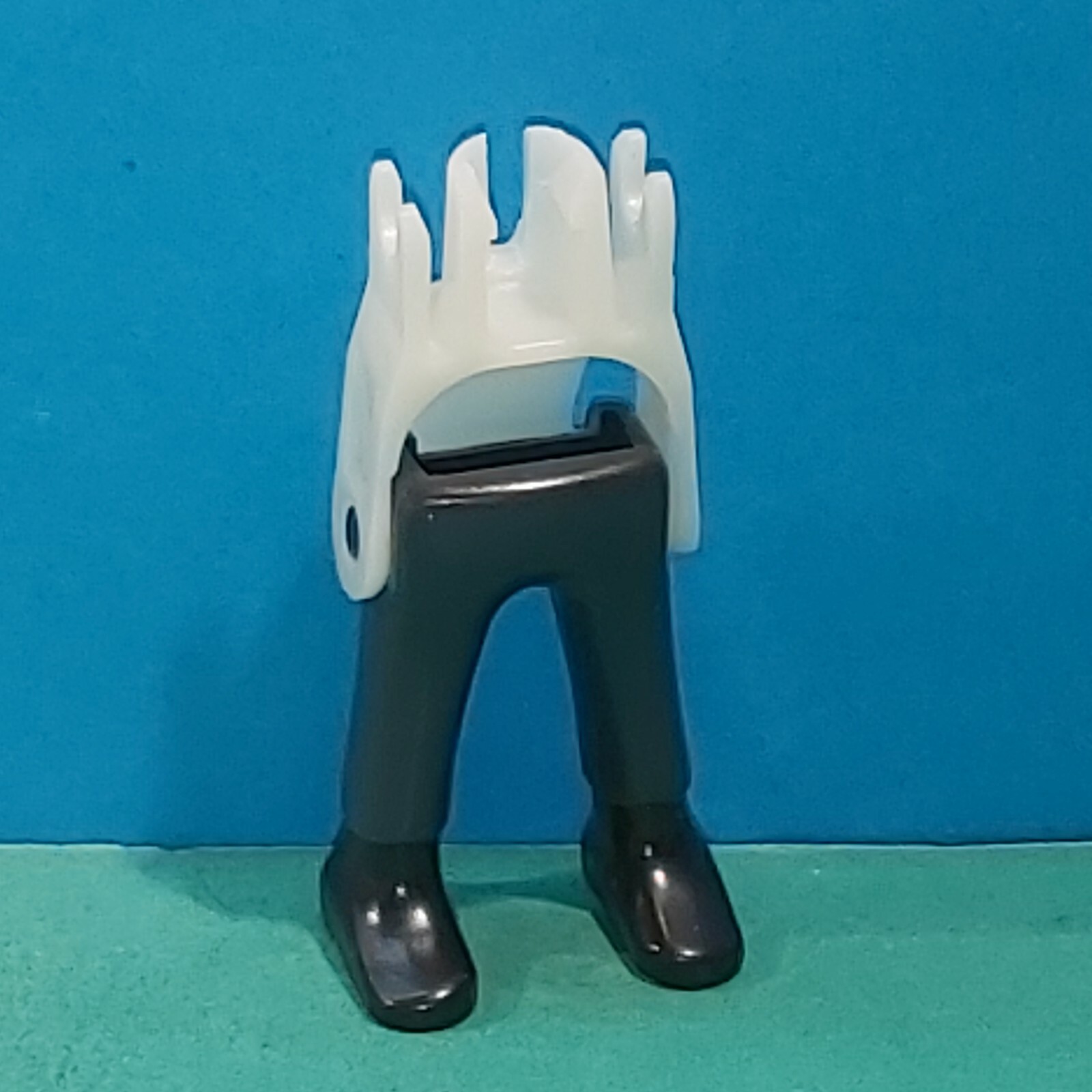 Pièce Détachée Playmobil - Jambe Avec Chaussure, Catégorie 15, Référence 9 - Occasion Très Bon état