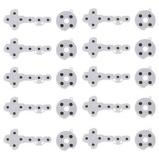 10 PCS Conductive Rubber Contact Pad Button For 360 Game Handle Game Co LW