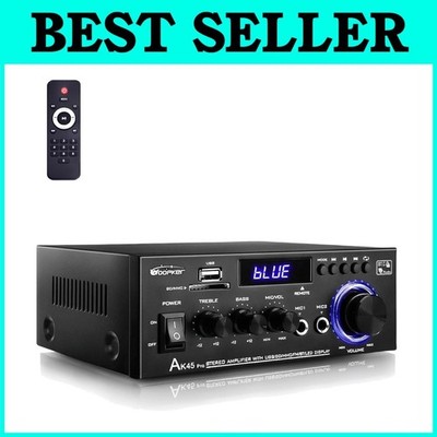 AK45 Pro Stereo Amplifier System for Home Speakers, Karaoke