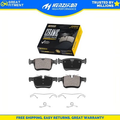 Complete Rear Ceramic Brake Set w/Hardware for Jaguar Land Rover Volvo SUV