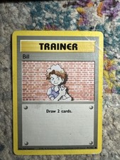 1995 trainer bill pokemon card value Bill 091/102 Base Set Regular for sale online