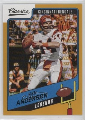 2021 Panini Classics Legends Timeless Tributes Gold 57/99 Ken Anderson #125 19am