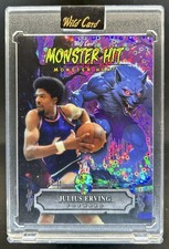 2025 Wild Card Monster Hunt Julius Erving Werewolf Purple Donut Circles #1/1