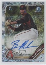 2019 Bowman Draft Chrome Pick Sparkles Refractor 13/71 Brennan Malone Auto 0hw6