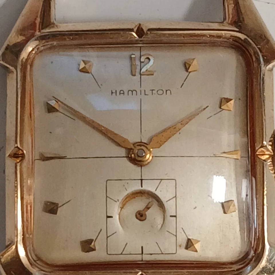 Reloj Hombre Hamilton Años 50 Hamilton Murray Crosshair Cal 730 10KTGF Hombre 27mm Foto 3 de 4