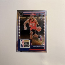 2023-24 Panini NbaHoops Premium Stock Rising Stars Scoot Henderson SilverPrizmRC