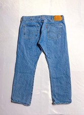 Vintage Levis 501 Light Blue Jeans W40 L30 Button Fly 90s Americana Denim Sturdy