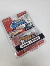 Muscle Machines 2006 Release 1969 Ford 69 Mustang Mach 1 Gold 164 Diecast New